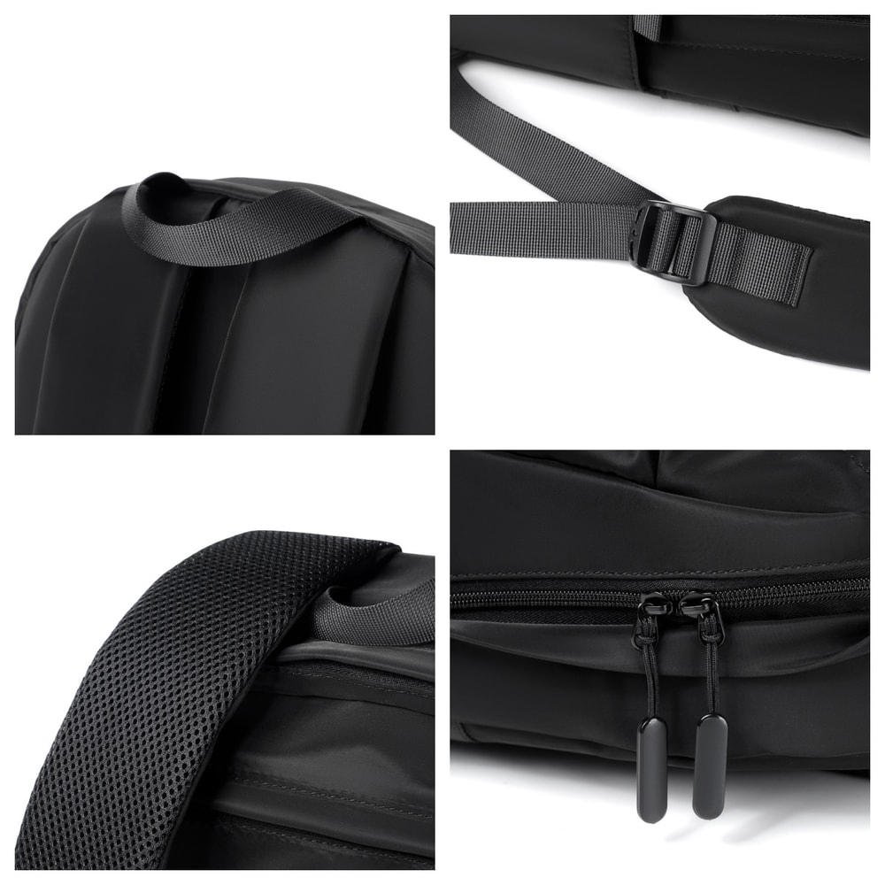 Mens & Womens Casual Shoulder Bag Lightweight Oxford Fabric Travel Backpack for Business & Daily Use