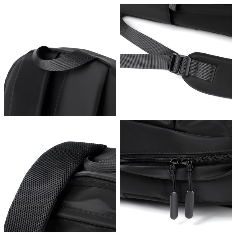 Mens & Womens Casual Shoulder Bag Lightweight Oxford Fabric Travel Backpack for Business & Daily Use