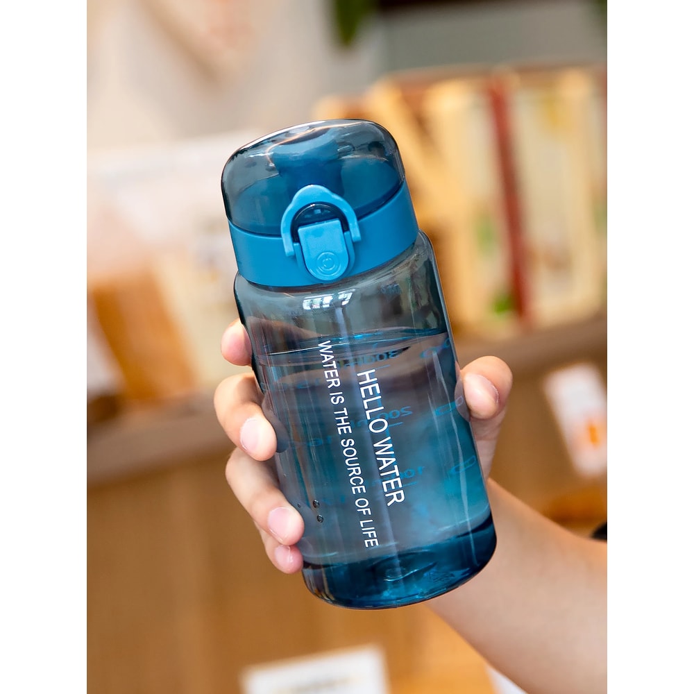 Transparent Water Bottle with Filter & Anti Fall Design Perfect for Men Women & Students