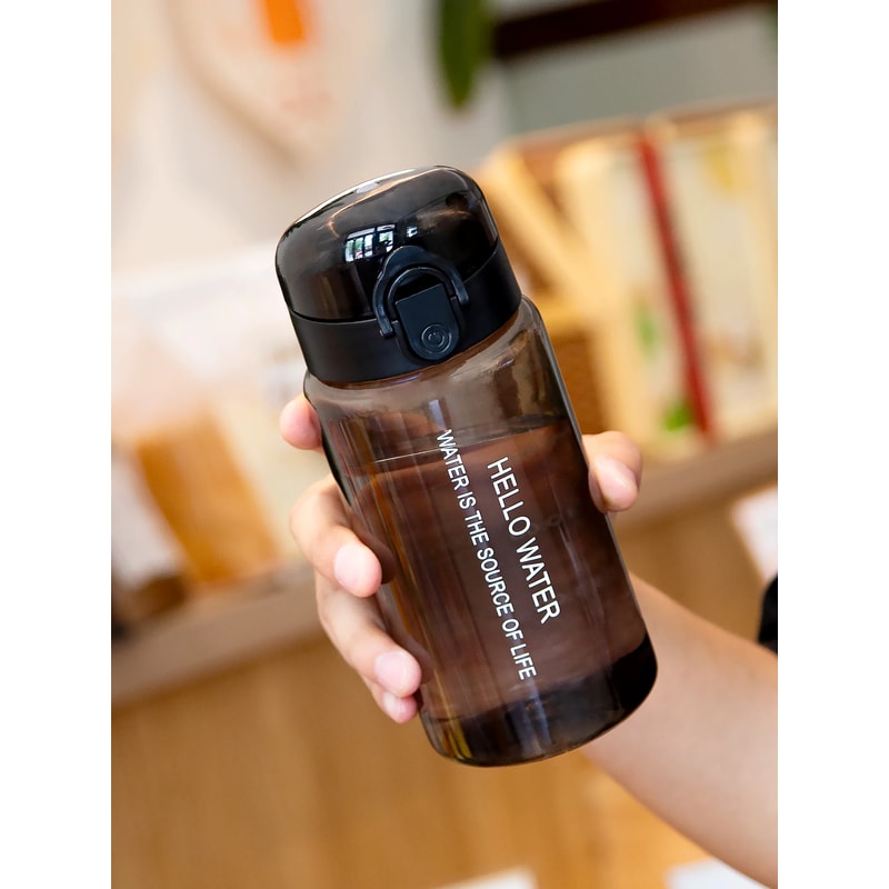 Transparent Water Bottle with Filter & Anti Fall Design Perfect for Men Women & Students