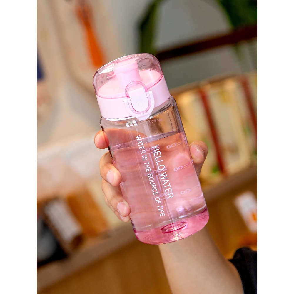 Transparent Water Bottle with Filter & Anti Fall Design Perfect for Men Women & Students