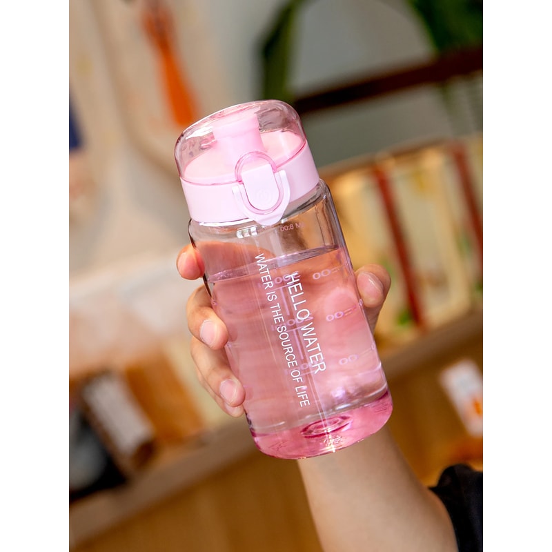 Transparent Water Bottle with Filter & Anti Fall Design Perfect for Men Women & Students
