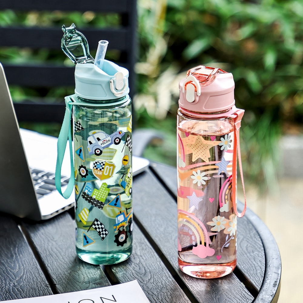 Large-Capacity Dinosaur Straw Cup Cute & Portable for Outdoor Adventures