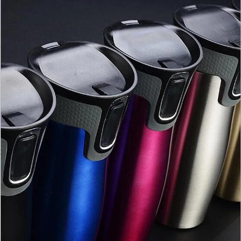 Stainless Steel Double Wall Travel Mug Leak Proof Thermos Mug Coffee Cups Car Vacuum Insulaltion Th 1
