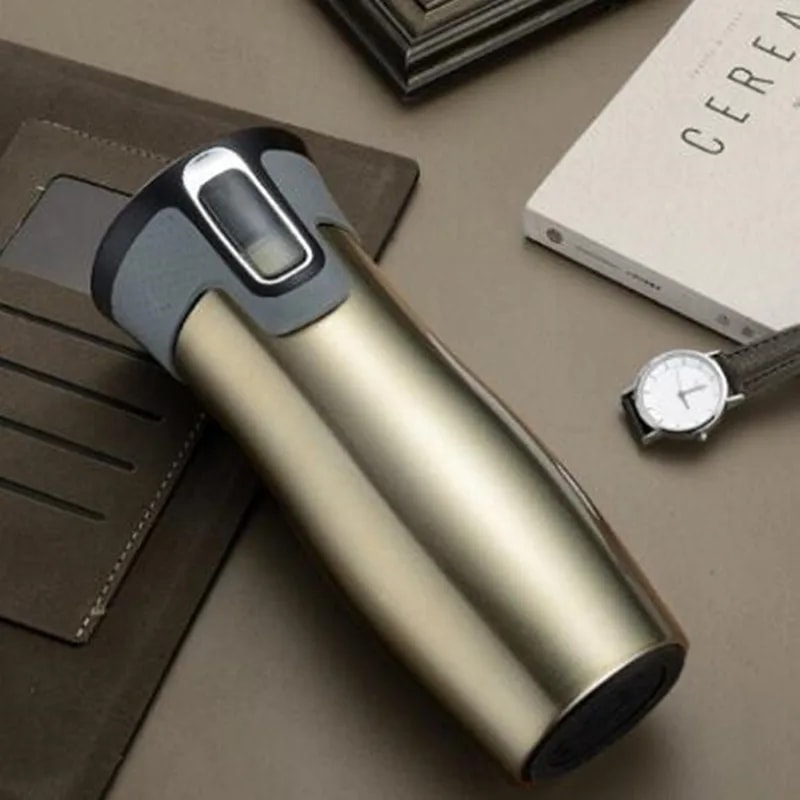 Stainless Steel Double Wall Travel Mug Leak Proof Thermos Mug Coffee Cups Car Vacuum Insulaltion Th 7