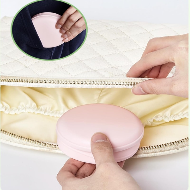 Foldable Silicone Travel Cup with Lid Compact Portable & Durable Water Cup for Camping Travel & Outdoors