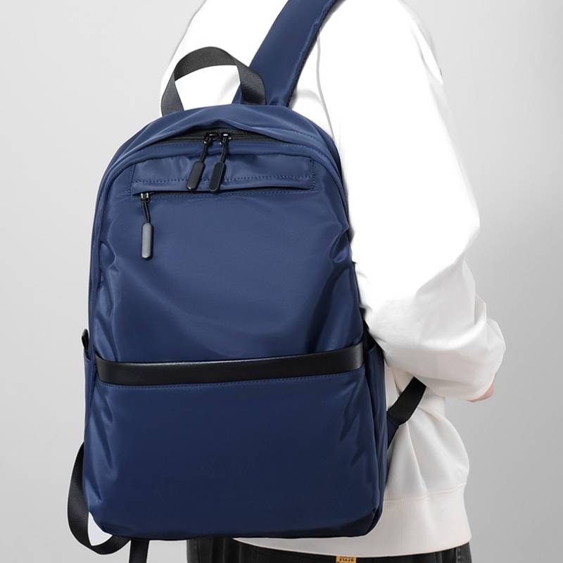 Mens Stylish Business Backpack Large Capacity Nylon Schoolbag For Travel Work 1
