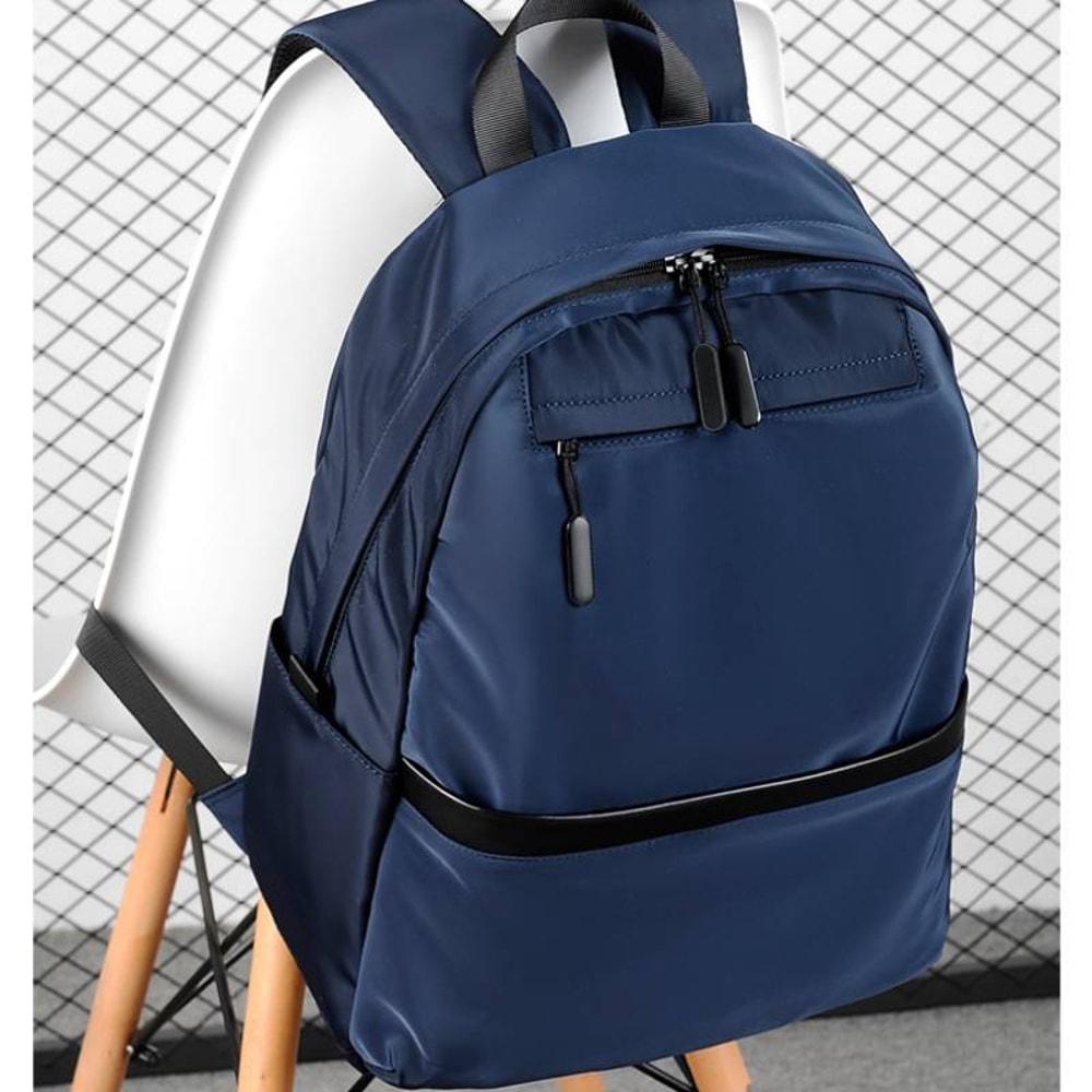 Mens Stylish Business Backpack Large Capacity Nylon Schoolbag For Travel Work 2