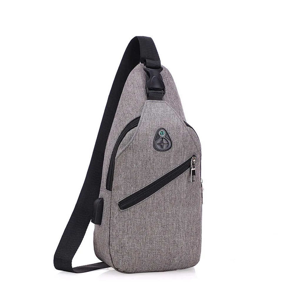 Large Capacity Laptop Chest Bag Trendy Messenger Bag For Men Women 4