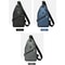 Men Fashion Crossbody Bag Trendy Chest Bag Usb Shoulder Bag Leisure Small Chest Bag Large Capacity 3