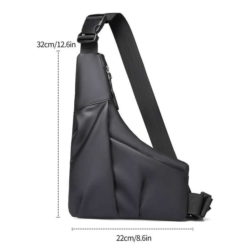 Multifunctional High Quality Crossbody Shoulder Bag for Men Portable Messenger Chest Bag