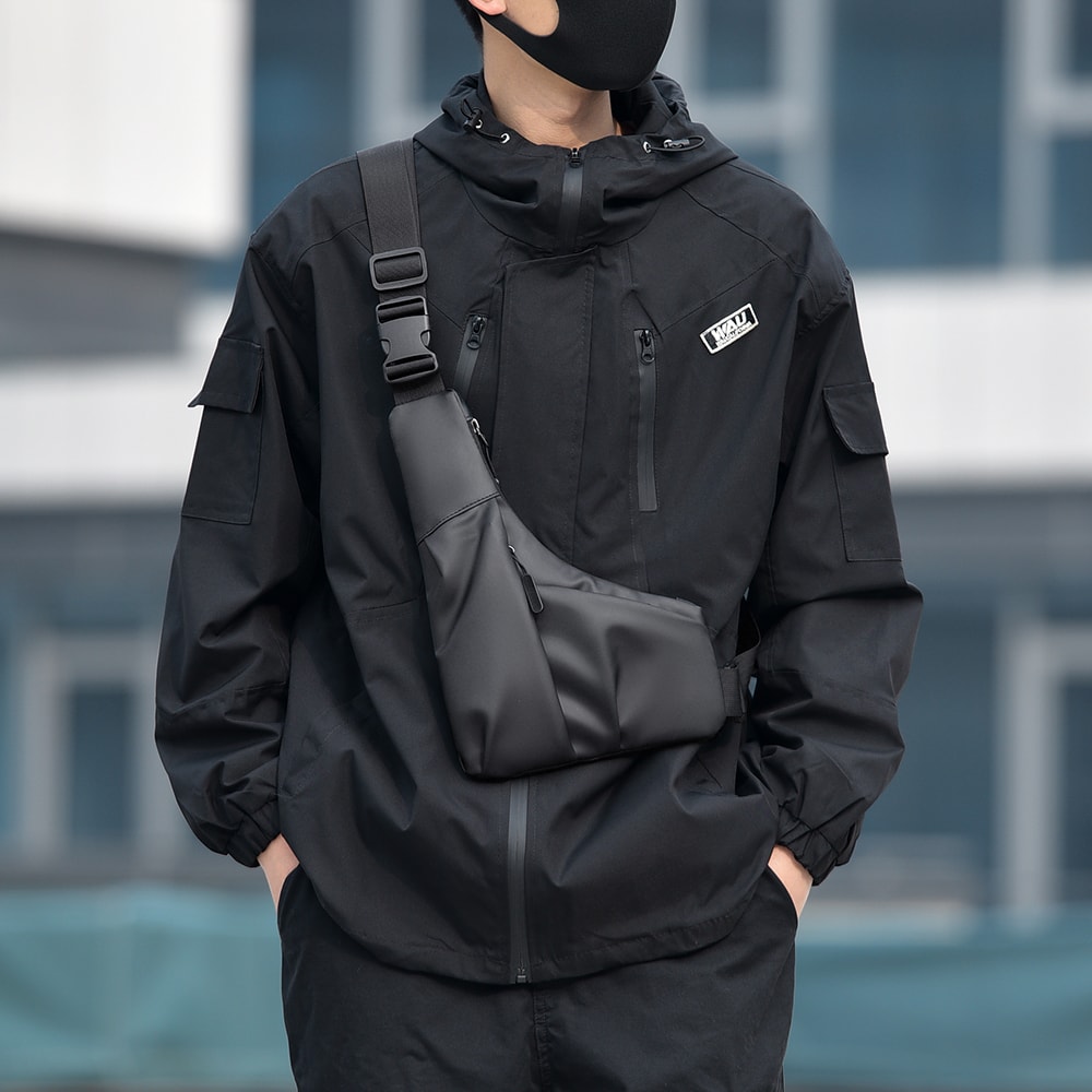 Multifunctional High Quality Crossbody Shoulder Bag for Men Portable Messenger Chest Bag