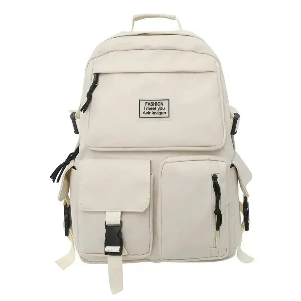 Mens and Womens Universal Nylon Backpack Large Capacity Fashionable Casual Schoolbag Computer Backpack