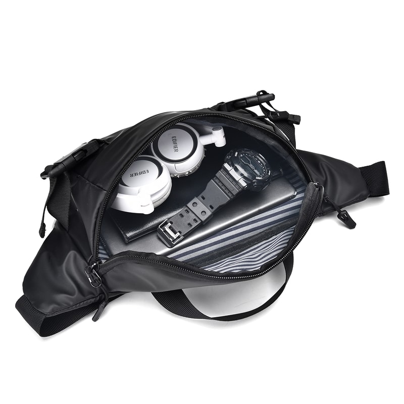 Mens Multifunctional Crossbody Messenger Bag Trendy Large Capacity Backpack 4