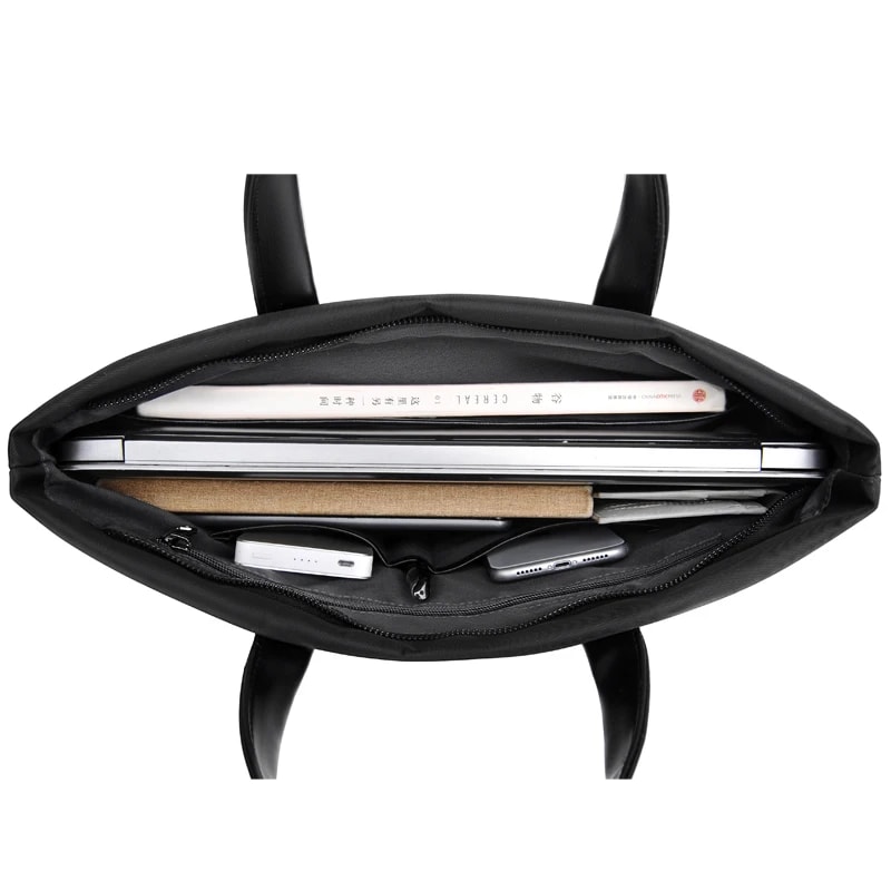 Mens Multi Functional Business Briefcase Large Capacity Shoulder Bag With Multiple Pockets For Busi 4