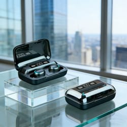 tws bluetooth earbuds waterproof stereo high bass sport earphones with touch control