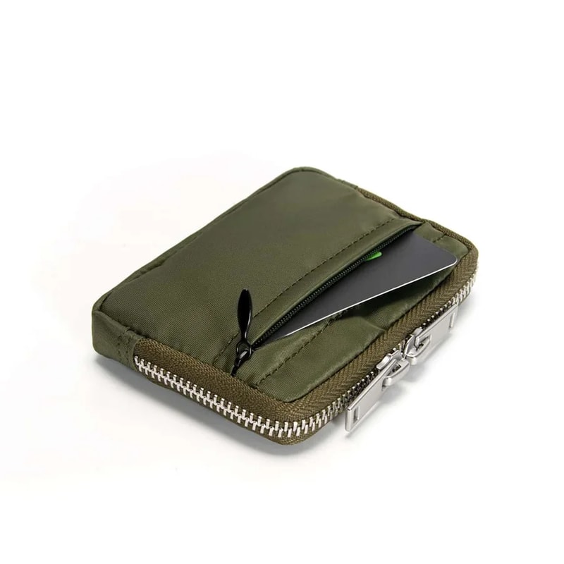 Slim Travel Card Wallet Organizer With Earbuds Case And Zipper Coin Pocket 8