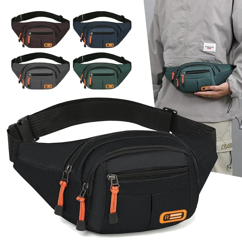 Waterproof Mobile Waist Bag For Men Women Multifunctional Large Capacity Fanny Pack For Outdoor Ad 0