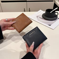 luxury pu leather wallet for women multi function card holder small compact purse for women