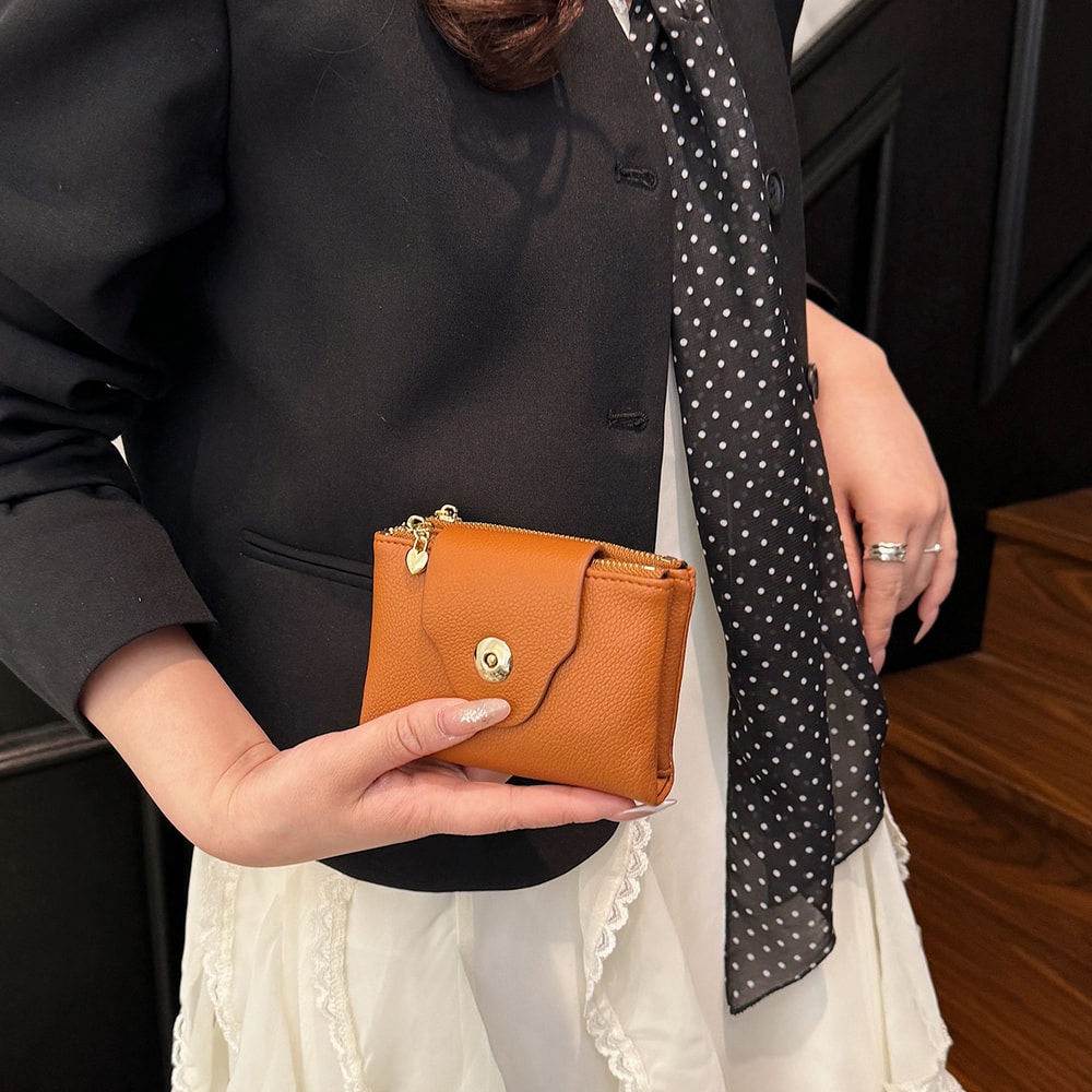 Luxury PU Leather Wallet for Women Multi Function Card Holder & Small Purse