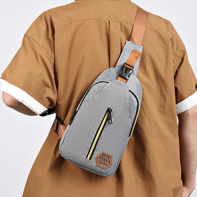 Durable Nylon Wrapped Waist Bag for Men & Women Crossbody Sling for Easy Carry