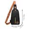 Durable Nylon Wrapped Waist Bag for Men & Women Crossbody Sling for Easy Carry