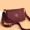Simple Solid Color Shoulder Bag For Women Lightweight Casual Versatile 5