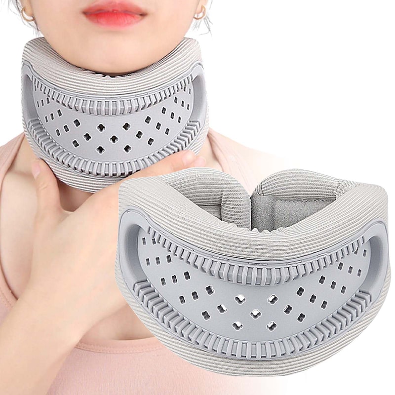 Soft Foam Neck Brace Protector Spine Stabilizing Collar for Neck Support & Pressure Relief