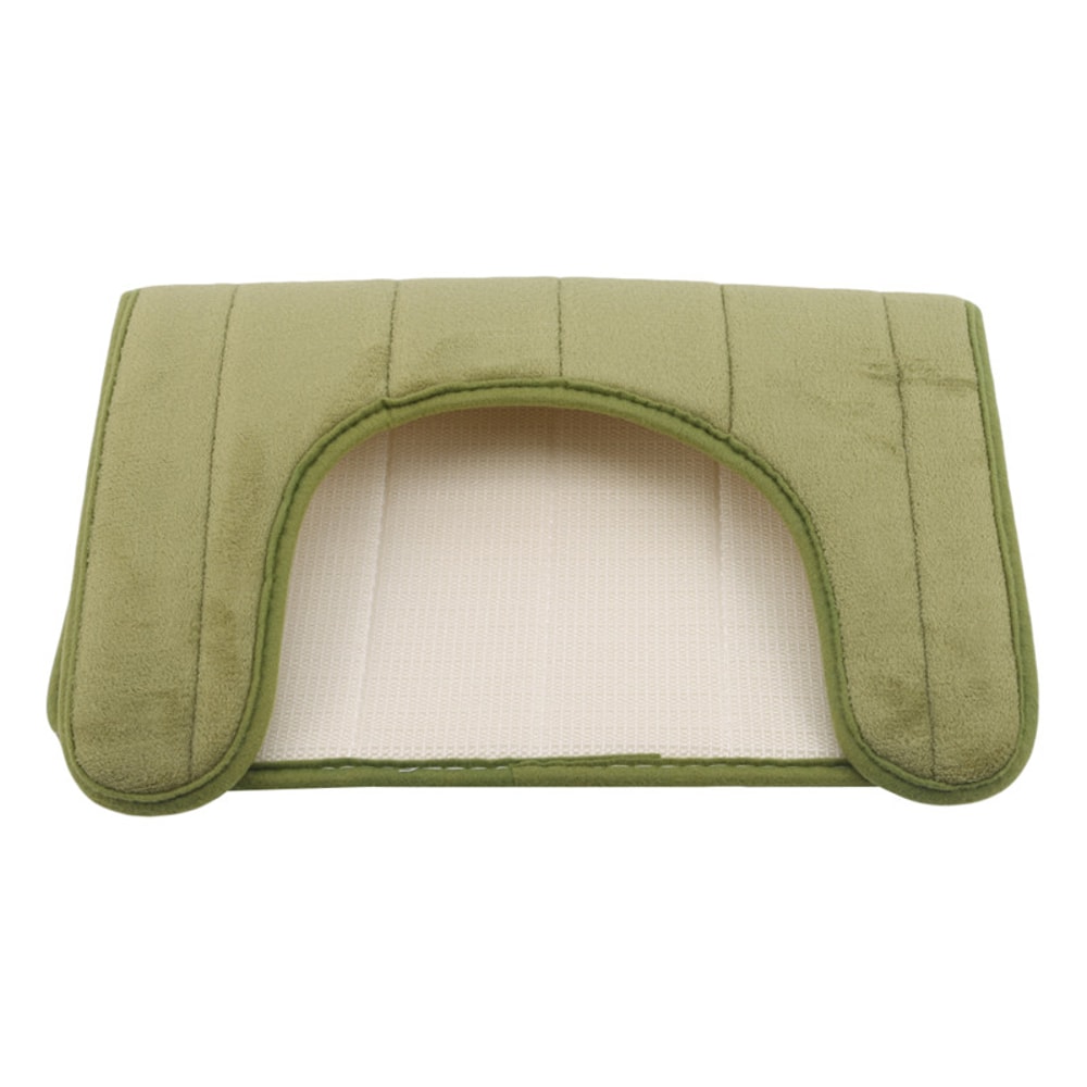 Non-Slip Memory Foam Bath Mat U Shape Water Absorbing Bathroom Rug