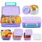 Compact Lunch Box Set with Insulated Container & Snack Storage Double Compartment