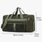 Spacious Travel Luggage Bag Multi Functional Portable Fitness Handbag Shoulder Or Crossbody Style 2
