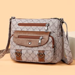 vintage one shoulder crossbody bag high quality women's handbag with multi function design