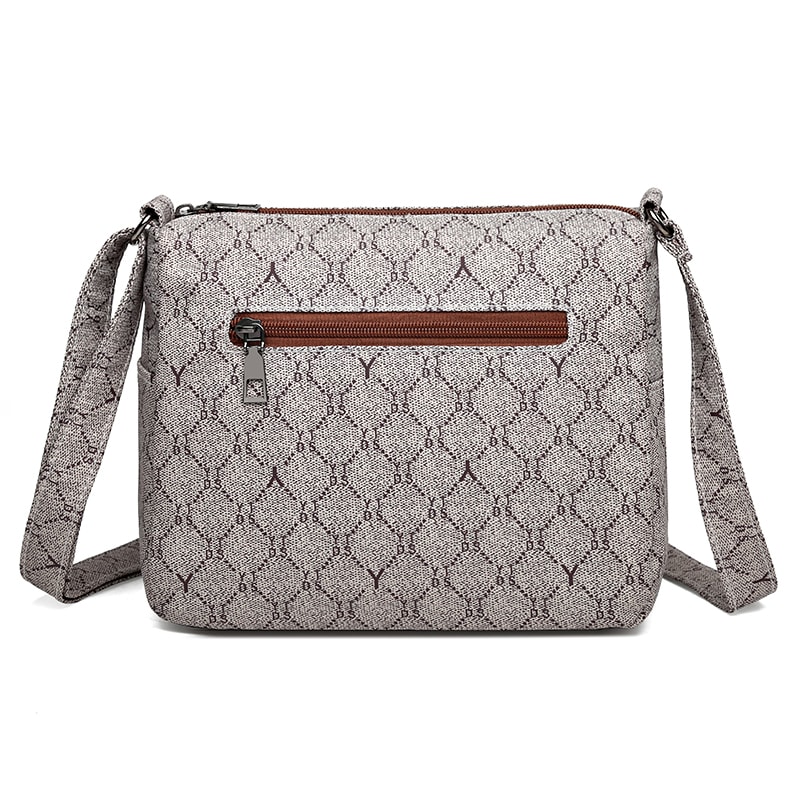 Vintage One Shoulder Crossbody Bag High Quality Women's Handbag with Multi Function Design