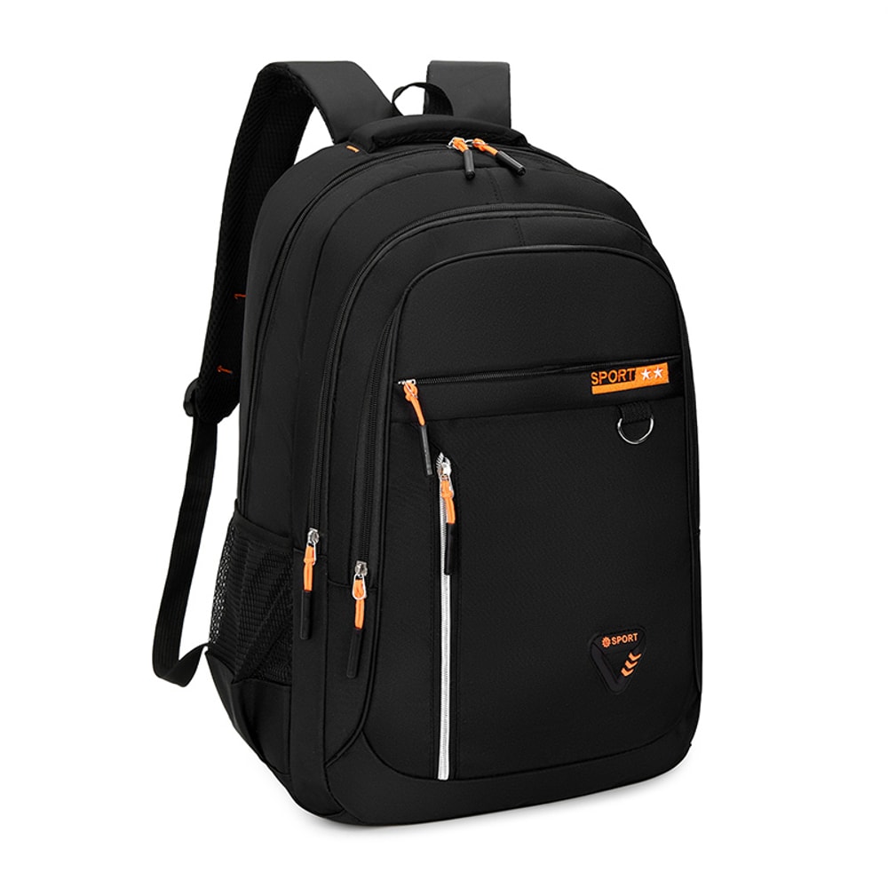 Mens Backpack Large Capacity Adjustable Shoulder Straps Multiple Compartments for Daily Use