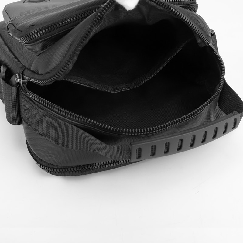 Multi Pocket Waterproof Crossbody Bag with Adjustable Strap and Secure Zipper