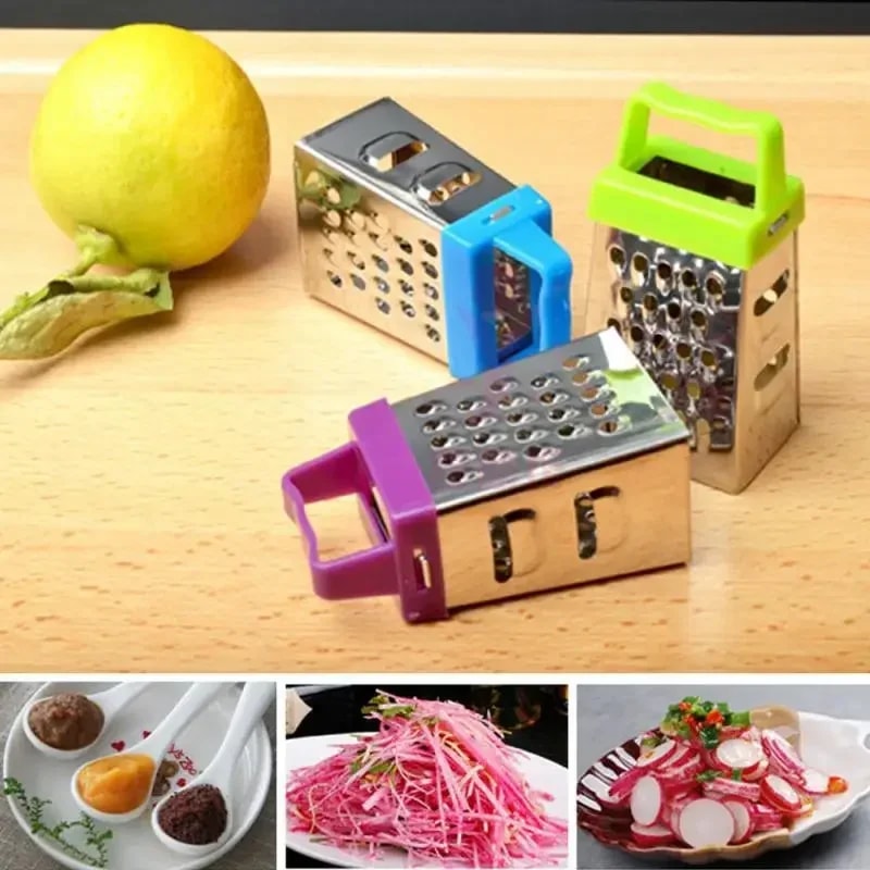 Mini Stainless Steel Grater Versatile Vegetable Slicer Cheese Shredder 3