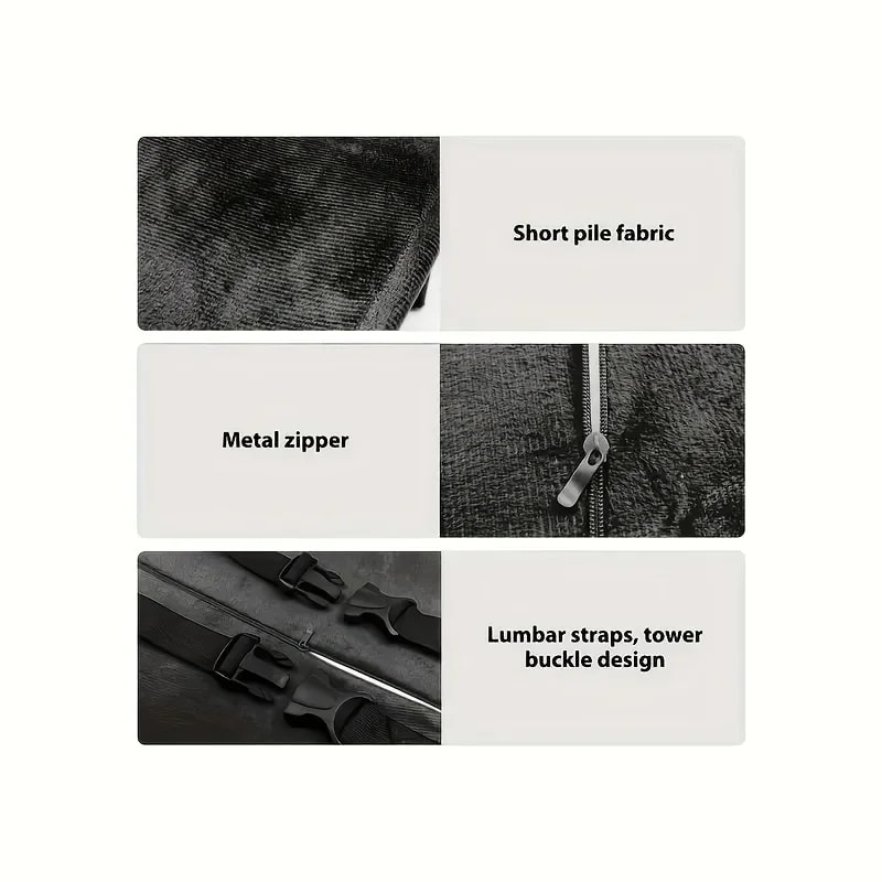 Premium Memory Foam Lumbar Support For Office Chair Car Seat 4