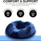 Orthopedic Memory Foam Donut Seat Cushion For Tailbone Hemorrhoid Pain Relief 2