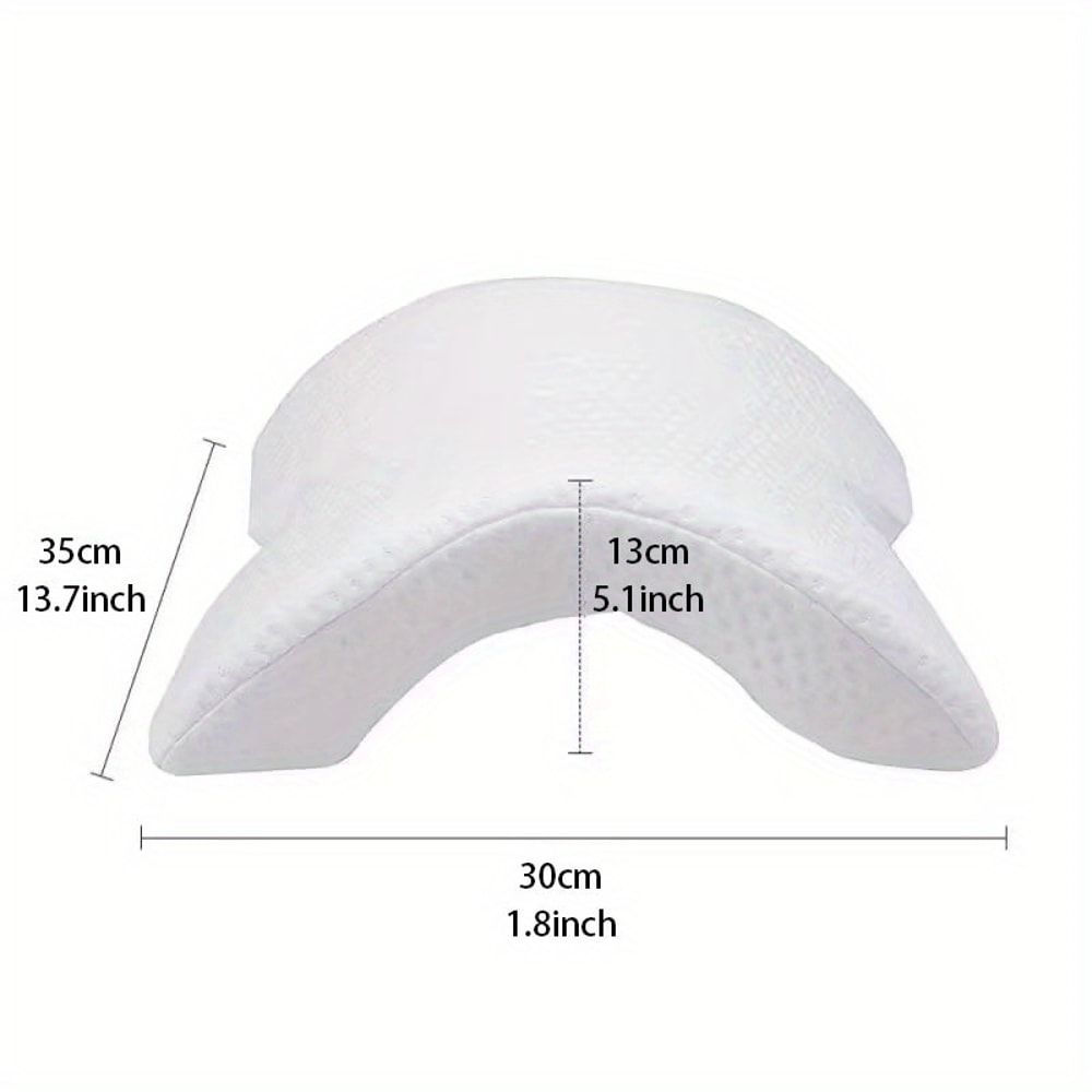 U Shaped Memory Foam Pillow For Neck Couples Zero Pressure Slow Rebound Comfort 3