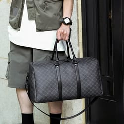 gemini said elite executive large capacity weekender bag classic full body print