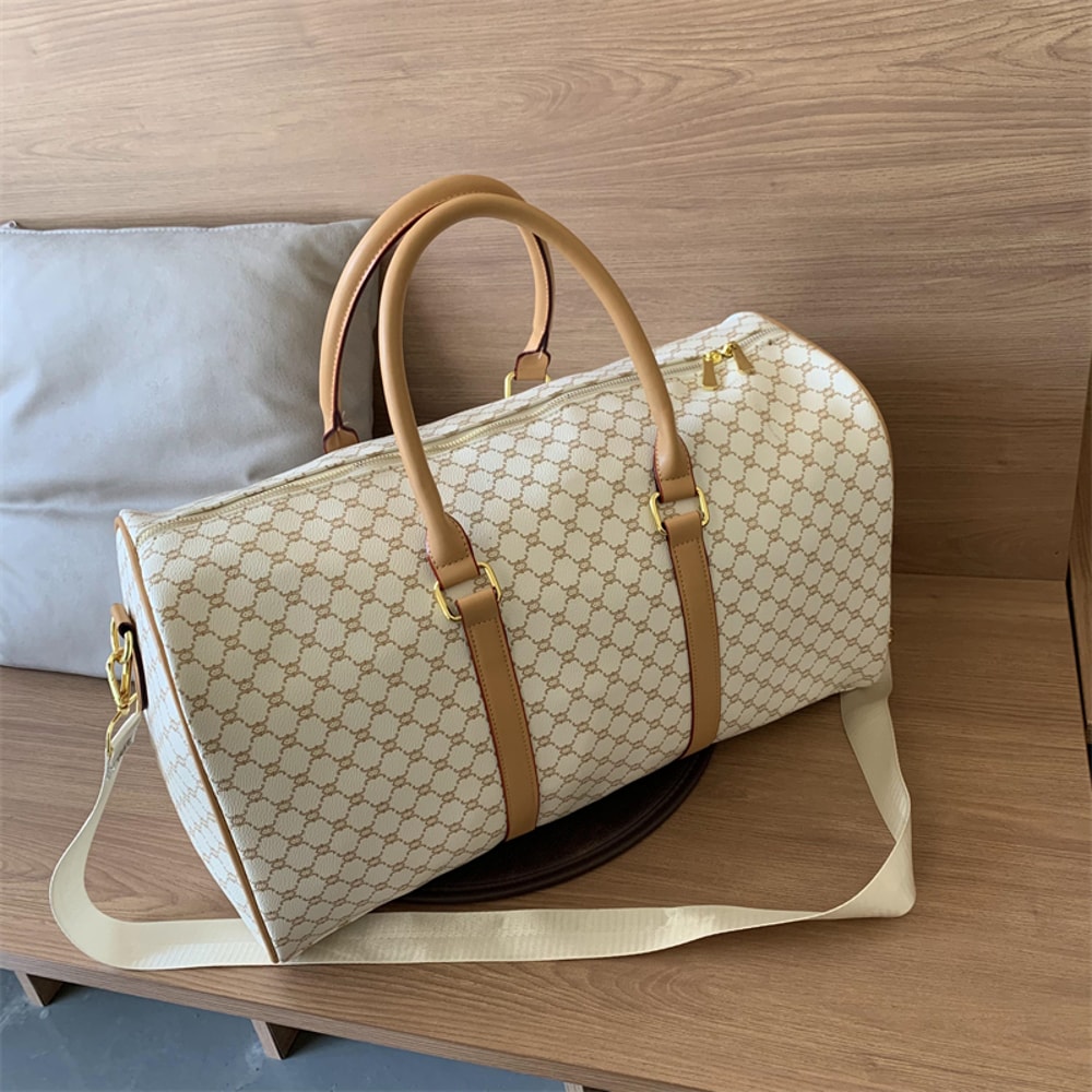 Gemini Said Elite Executive Large Capacity Weekender Bag Classic Full Body Print 5