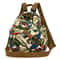 Vintage Pinecone Womens Backpack Lightweight Nylon Travel Daypack For School Hiking 6