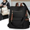 Elegant Anti Theft Backpack For Women Waterproof Nylon Stylish Commuter Travel Bag 1