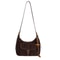 Suede Leather Crossbody Shoulder Bag Luxury womens shoulder bag for Everyday Style