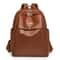 Waterproof PU Leather Backpack Purse For Women Large Capacity Casual School Travel Bag 6