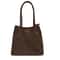 Elegant Suede Tote Bag for Women Large Work Shoulder Bag with Detachable Pouch