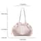 Elegant PU Leather Shoulder Bag With Bow Large Capacity Fashion Underarm Tote For Women 2