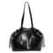 Elegant PU Leather Shoulder Bag With Bow Large Capacity Fashion Underarm Tote For Women 6