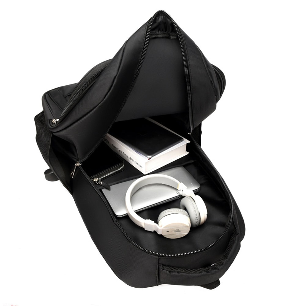 Mens Large Capacity Backpack Wear Resistant And Durable Business Bag Travel Bag 2