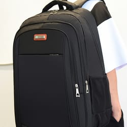 mens large capacity backpack wear resistant and durable business bag travel bag